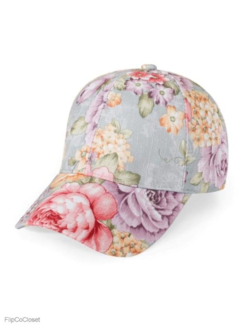 Floral Baseball Cap Adjustable Snapback Dad Hat Women's